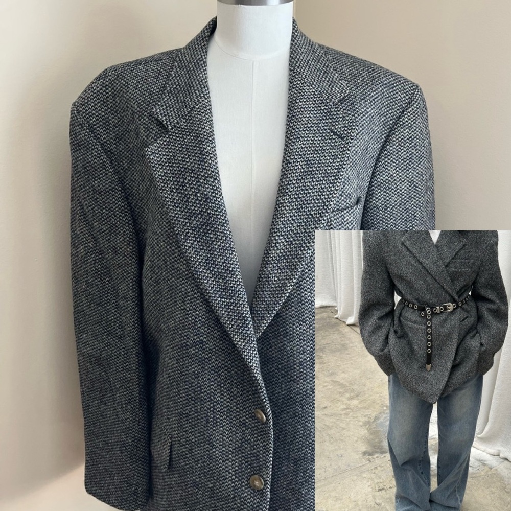 Vintage 90s Harris Tweed Blazer